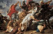 Peter Paul Rubens TheLion Hunt (mk01) Spain oil painting artist